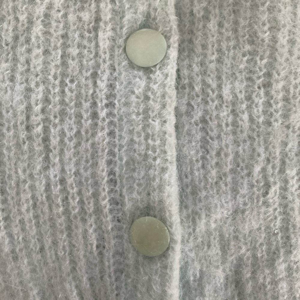 Sezane Light Mint Cardigan - Picture 5 of 7
